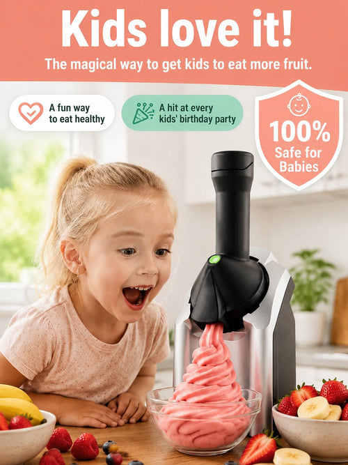 Fully automatic ice cream machine, homemade ice cream at the touch of a button – guaranteed without errors