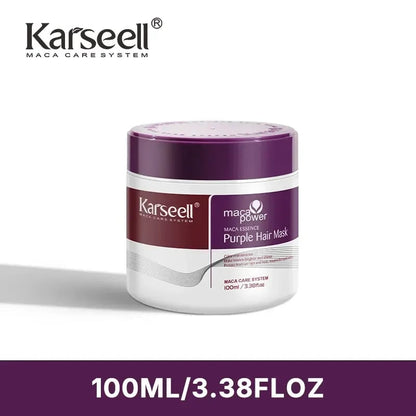 🔥HOT SALE🔥Karseell Purple Hair Mask ✨ Professional Neutralizes Brass & Yellow Tones For Blonde Silver Gray Highlighted Hair