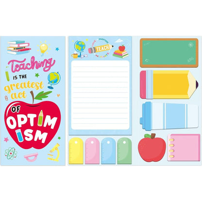 "Work of Heart" Teacher Appreciation Sticky Note Portfolio