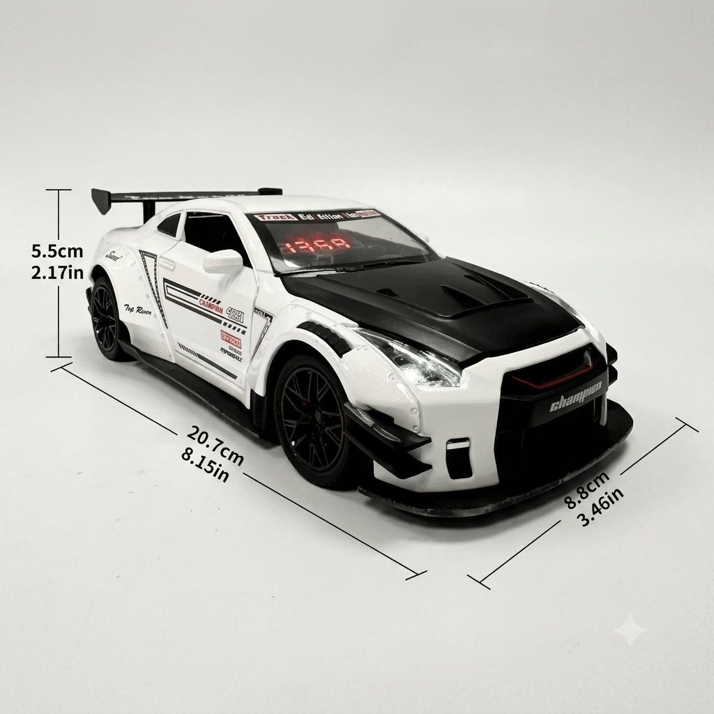 🏎️ Sports Car Alarm Clock Remote Control Model Car