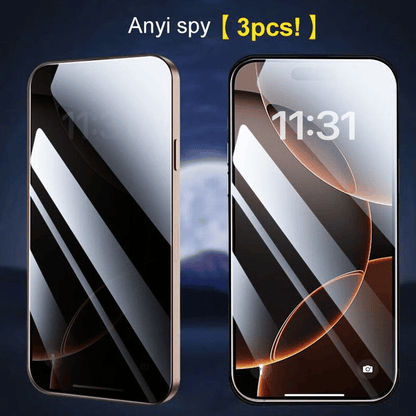 Luxury Privacy Screen Protector for iPhone- Fingerprint Proof, Scratch Resistant