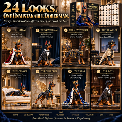 🐕‍🦺One Noble Soul, 24 Different Stories – Doberman Countdown Collection