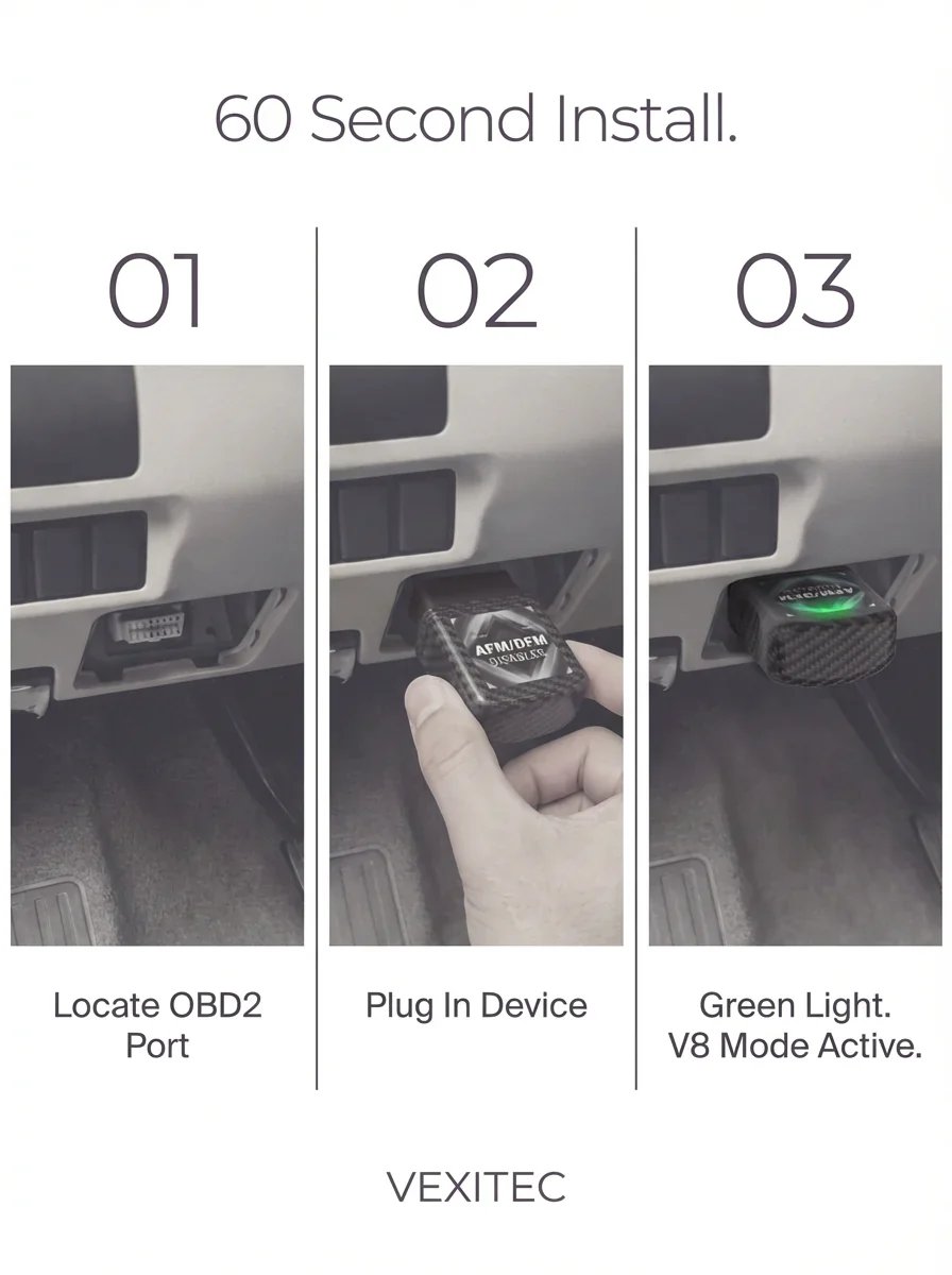 🚗Active Fuel Management Disable Module,Plug & Play🔧 Compatible with 5.3 Silverado 6.2 Sierra 2007-2022
