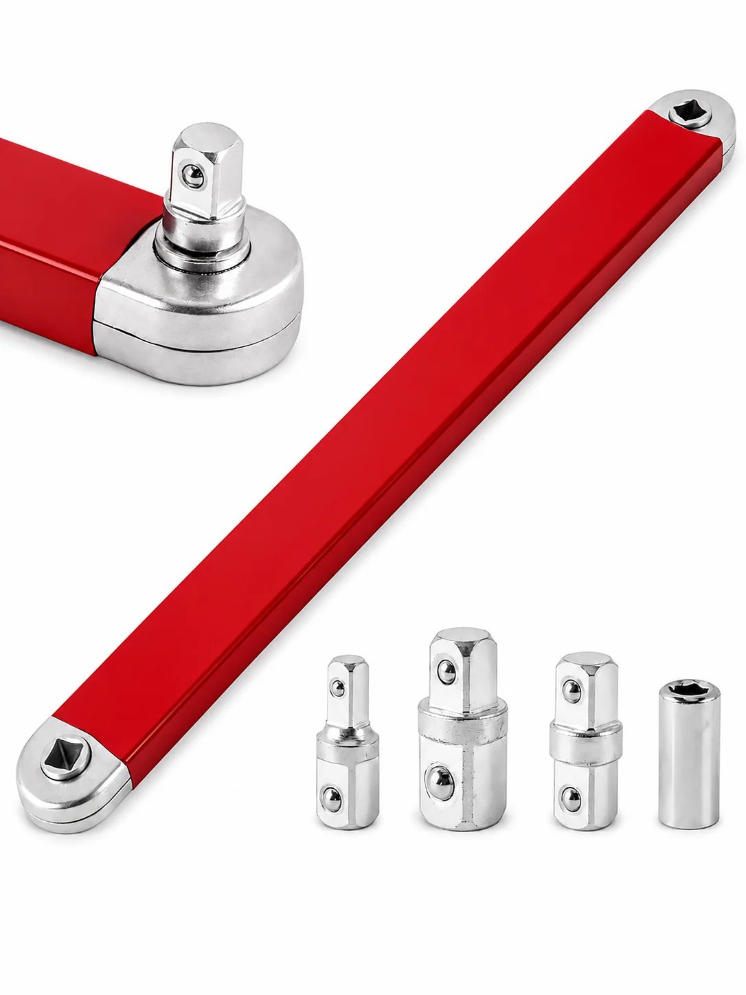 🎉🔧 Tool Deal ⚡ Impact-Ready Offset Wrench Extender with Universal Drive Adapters for Tight Spaces 🛠️