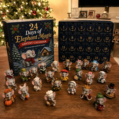 24 Days of Elephant Magic Advent Calendar – 24 Collectible Surprises