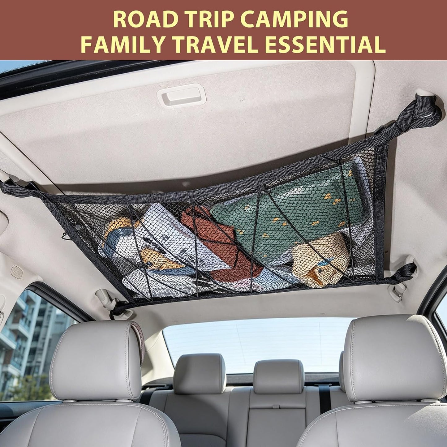 Car Ceiling Cargo Net