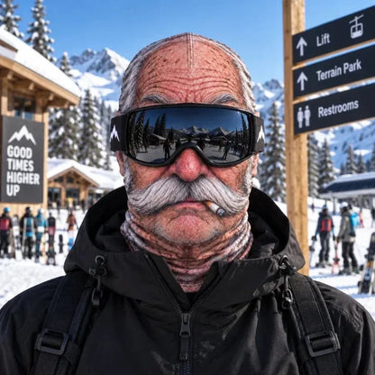 🌟✨ Last Day 45% OFF-😂 Funny Old Man Ski Mask