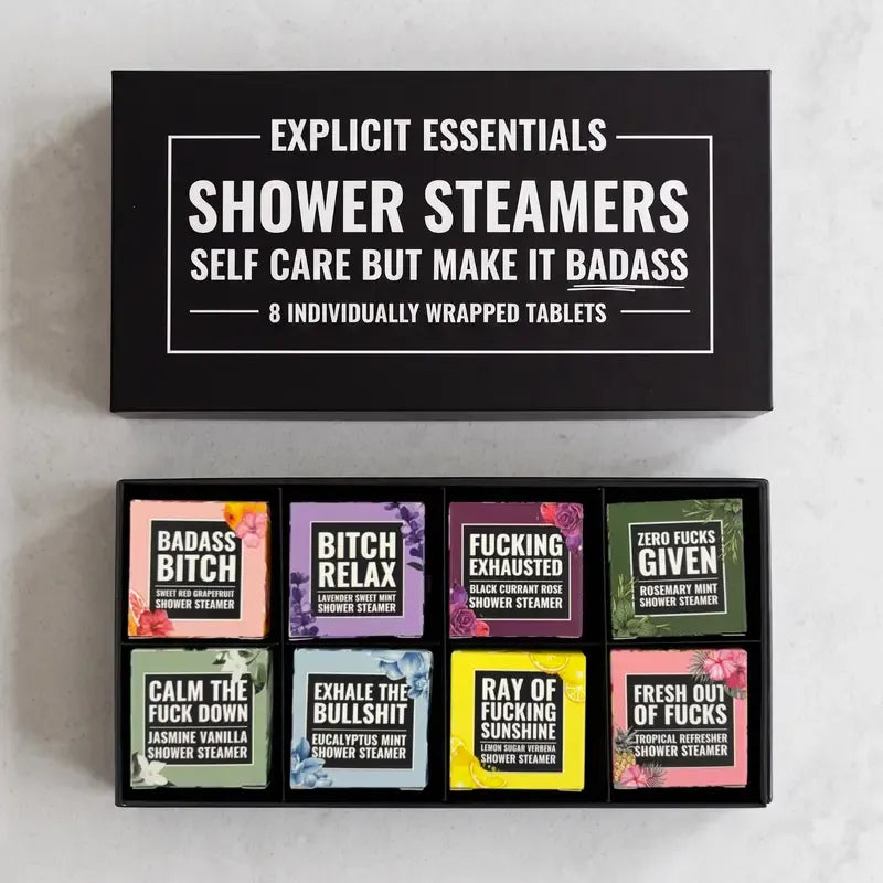 🧼8‑Scent Shower Steamer Gift Box for Women — A Relaxing Self‑Care Spa Gift🫧
