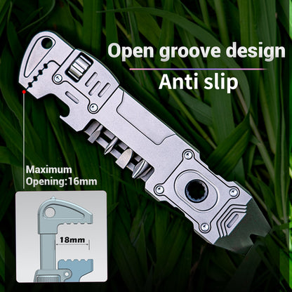 TC4 Titanium 6‑IN‑1 EDC Multi‑Tool Pry Bar Wrench