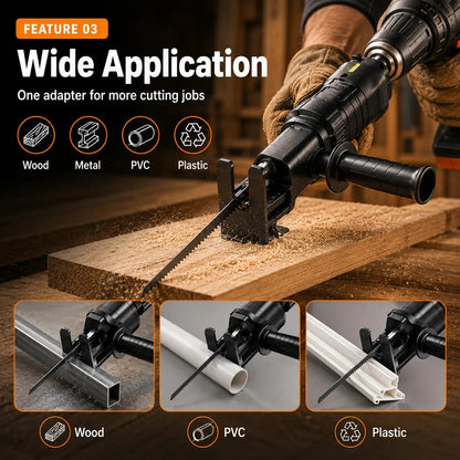 🔥HOT SALE🔥Reciprocating Saw Attachment for Drill