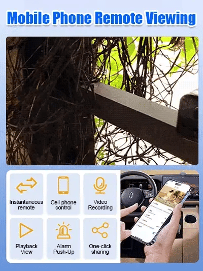 W03 Smart WiFi Security Camera – 1080P HD, Night Vision, Motion Detection, Low Power