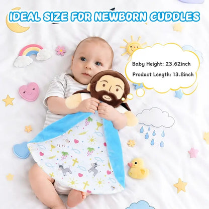 ✝️Jesus Baby Lovey Security Blanket❤️Faith, Love, Safe & Comfort In Every Hug🤗