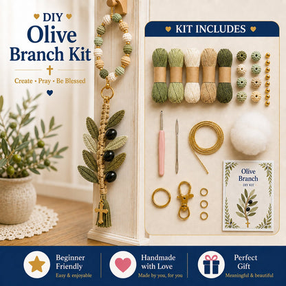 ⏳ Last Day 49% OFF – 🙏 Beginner-Friendly DIY Christian Faith Crochet Keychain Kit Collection | Complete Kit with All Tools & Step-by-Step Guide Included 💕