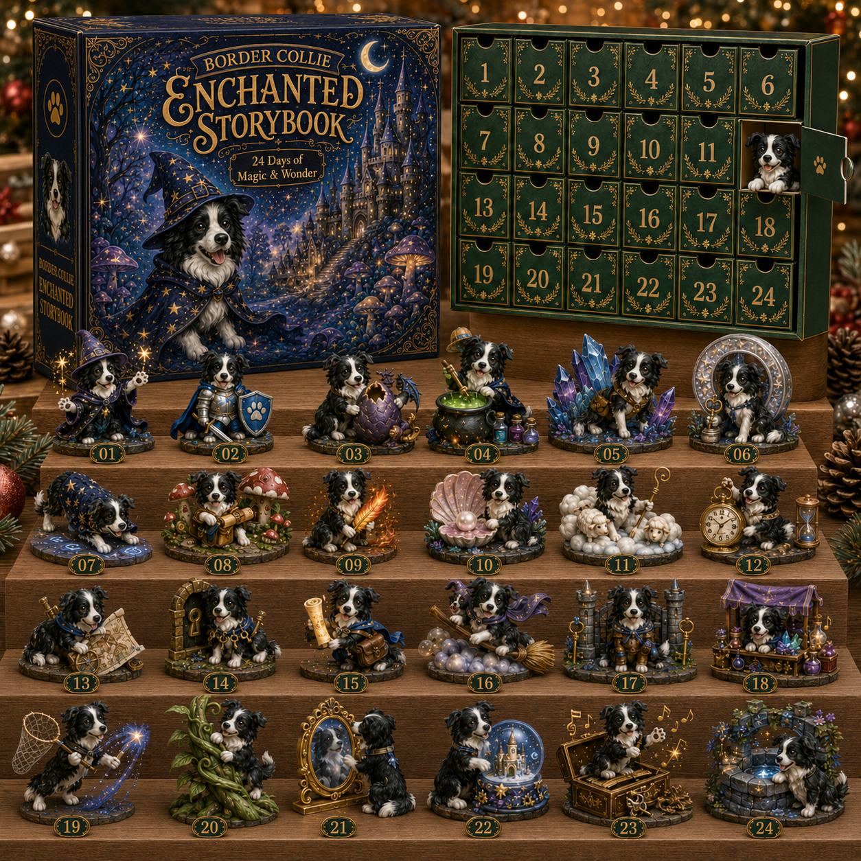 Border Collie themed collectible designs