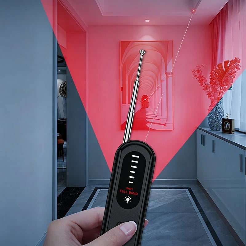 🛡️ Anti-Spy Camera & GPS Detector – Portable Privacy Scanner