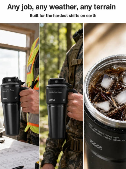 The Ultimate Hydration Upgrade: 24-Hour Ice Cold, 12-Hour Piping Hot! 🧊🔥