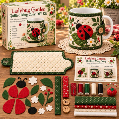 Garden Quilted Mug Cozy DIY Kit
