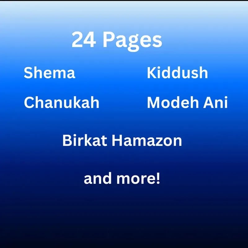 Jewish Book of Blessings