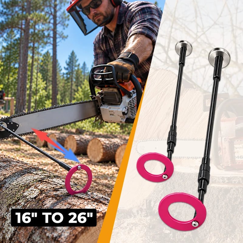🪵 Adjustable Chainsaw Firewood Length Marker | Magnetic Guide