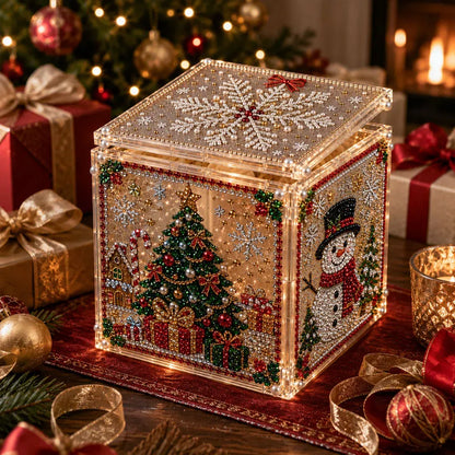 🎄✨3D Christmas Diamond Painting Gift Box DIY Kit