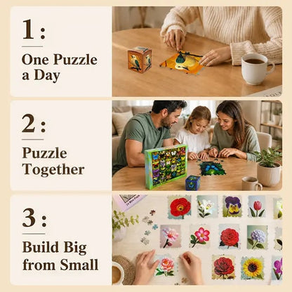 🔥 Last Day 49% OFF - 💐🧩 Flower Speaks Puzzles Advent Calendar | 🌸✨ Your Daily Dose of Floral Joy (📦Buy 2 Free Shipping)
