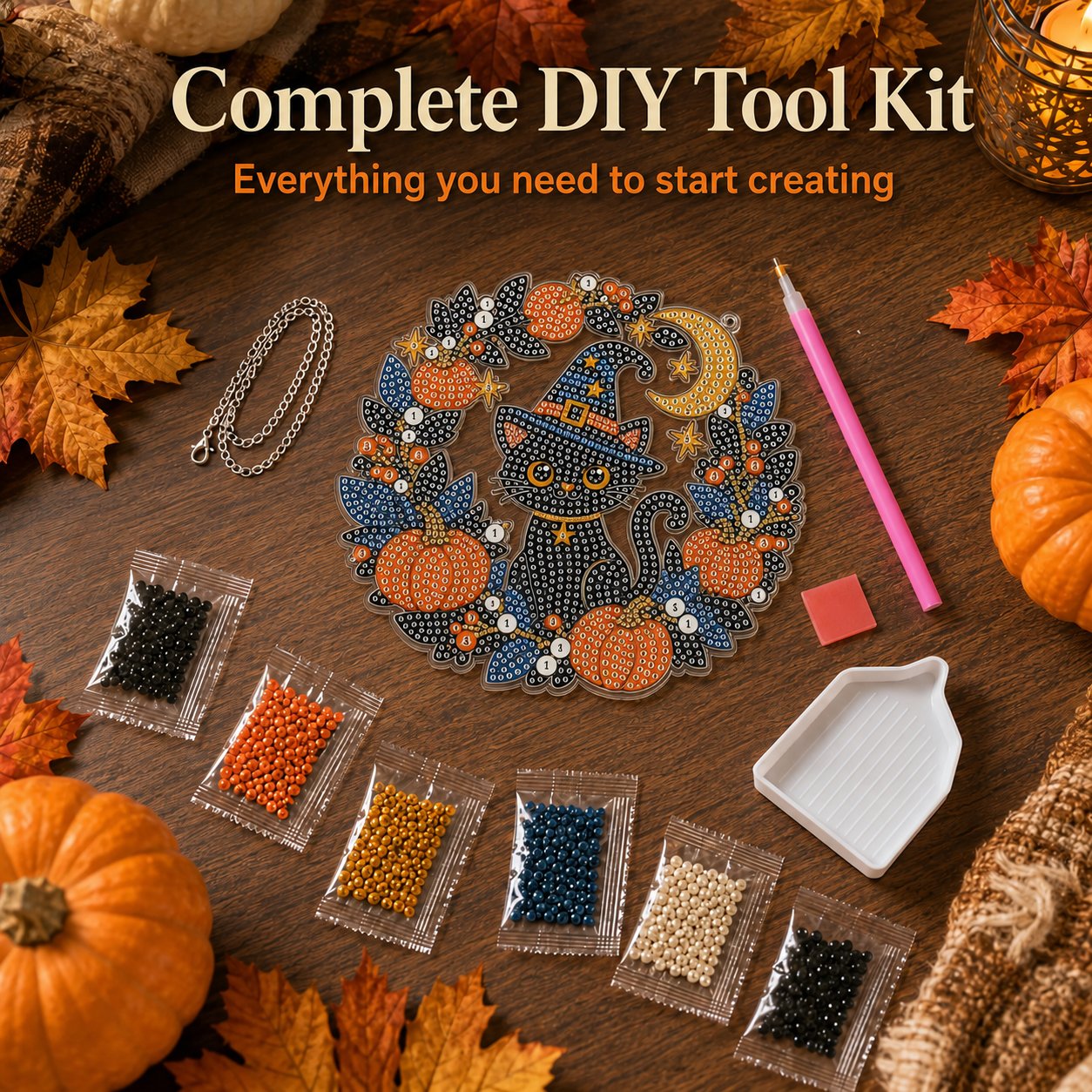 🔥Last Day 49% OFF - 👻✨DIY Halloween Hanging Ornament Kit(📦Buy 2 Free Shipping)