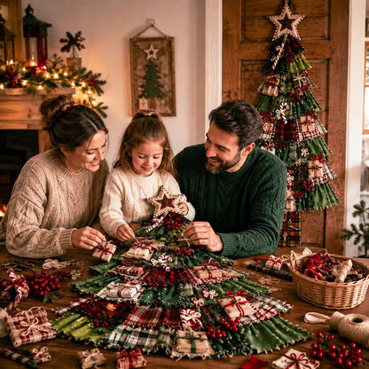 ⏳ Last Day 49% OFF – 🎄Beginner-Friendly DIY Oversized Patchwork Christmas Tree Door Hanging Kit | Complete Kit with All Tools & Step-by-Step Guide Included 💕