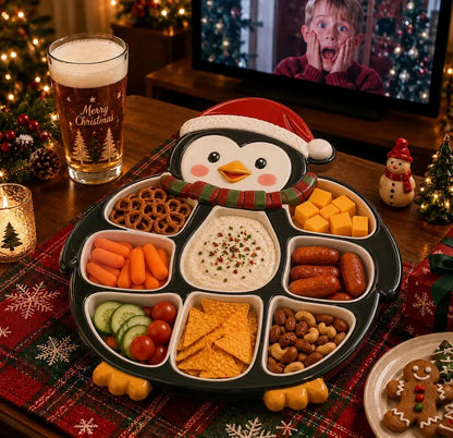 ⏳ Last Day 49% OFF – 🎄Christmas Character Snack Serving Tray | 11 Festive Divided Designs for Crackers, Cheese, Fruit, Candy & Holiday Treats 🍿