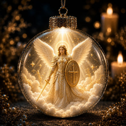 ⏳ Last Day 49% OFF – ✝️ Illuminated 3D Christian Faith Ornament Collection | Clear Globe with Sacred Figures, Warm Golden Glow & 8 Meaningful Designs ✨