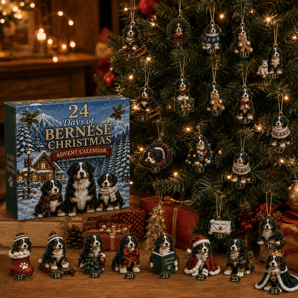 Complete Bernese Mountain Dog Advent Calendar collection