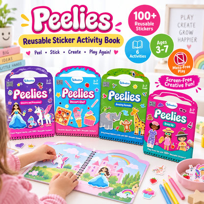 🔥HOT SALE🔥🌈 Reusable Sticker Activity Book — 100+ Stickers for Creative Play