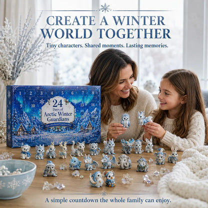 ⏳ Last Day 49% OFF – ✨ 24-Day Fantasy Guardian Advent Calendar Collection | 24 Unique Mini Collectible Characters with 4 Magical Themes for Daily Surprises & Display 🌲🌊