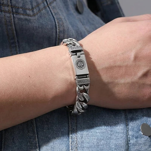 Men's Retro Six-Syllable Mantra Bracelet
