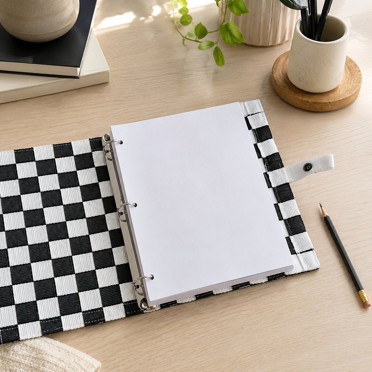 ✏️🎨2-in-1 Handmade Sketchbook Binder – Portable Drawing Notebook with Built-In Art Supply Holder & Refillable Pages 📚️🔥Universal A4 & A5 Paper Compatible