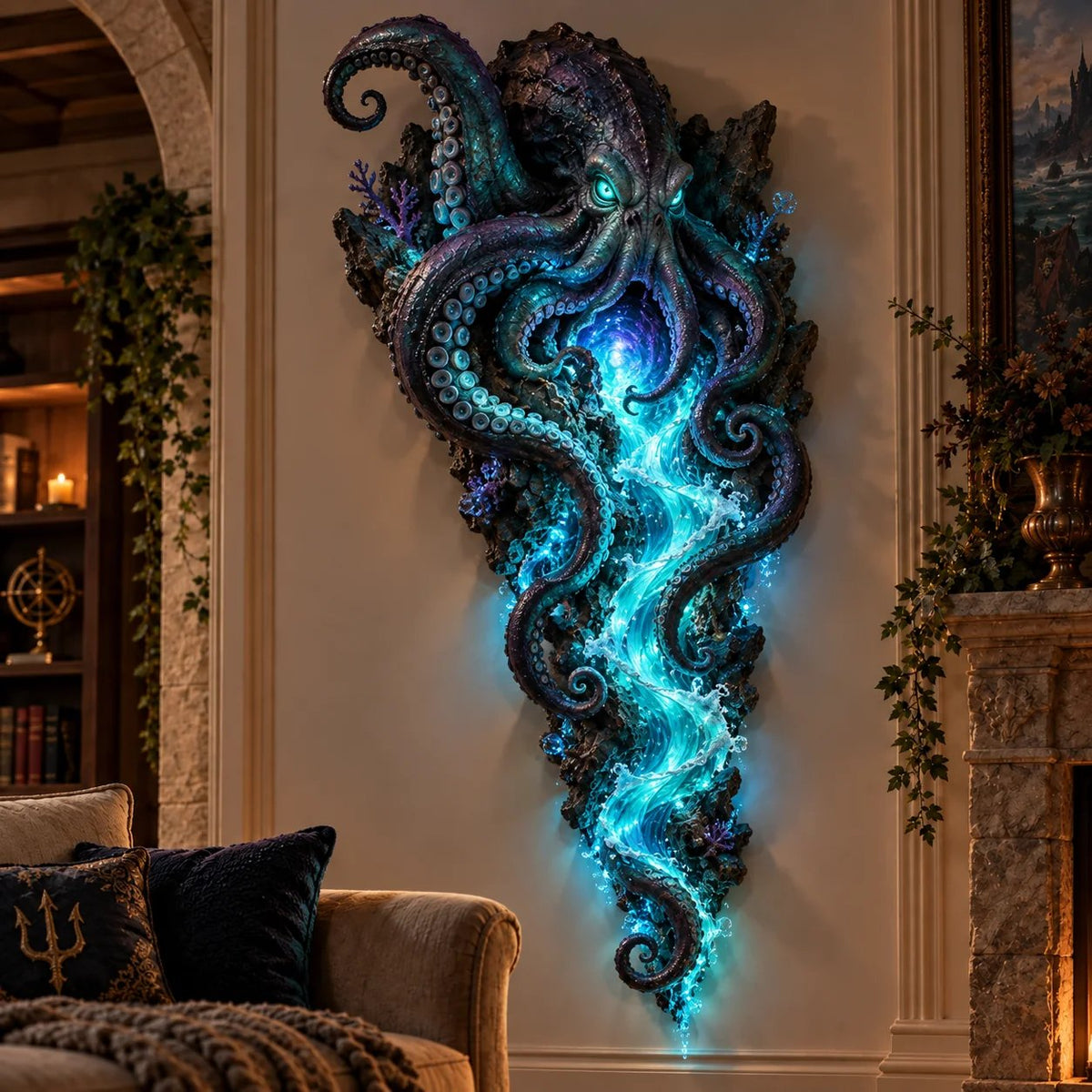 🌊Limited Edition Enchanted Ocean Legends™ Lighted Wall Décor Collection