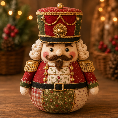 🎄 Christmas Fabric Doll DIY Kit