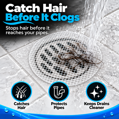 Disposable Drain Hair Catcher – Stop Hair Before It Clogs Your Drain 🚿🛒