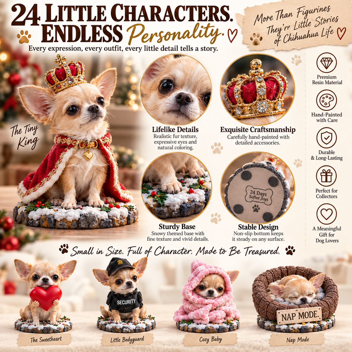 🐾 Small Dog, Big Attitude?! ❤️ 2026 Chihuahua Christmas Collection – 24 Days of Tiny Personalities & Big Love! 🎄