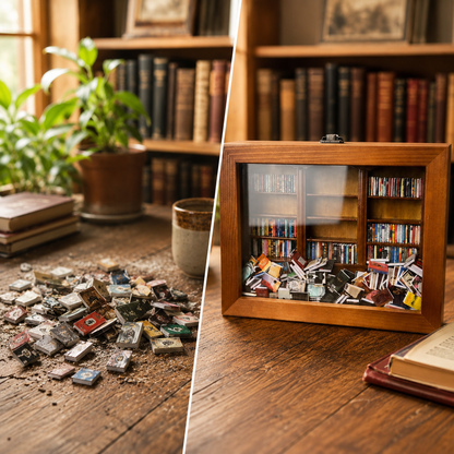 🎁LAST DAY 49% OFF -📕Anxiety Bookshelf | Shake Away Your Anxiety