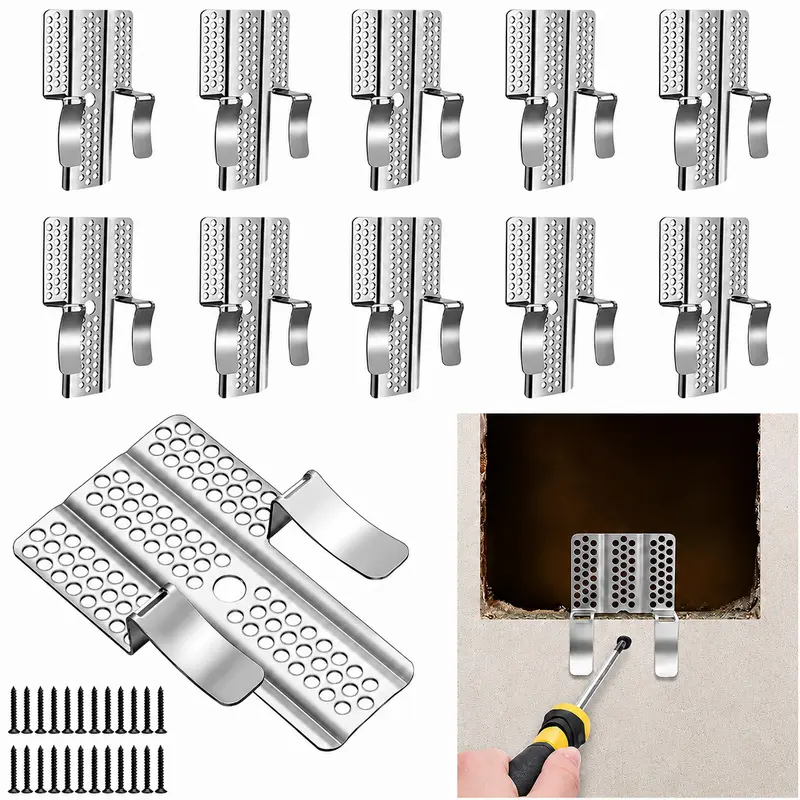 🔧 Drywall Repair Clips Kit 🏠 Easy Wall Fix Solution