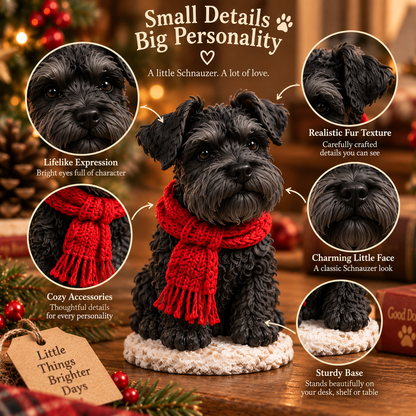 🐾 24 Days of Black Miniature Schnauzers — 24 Little Personalities