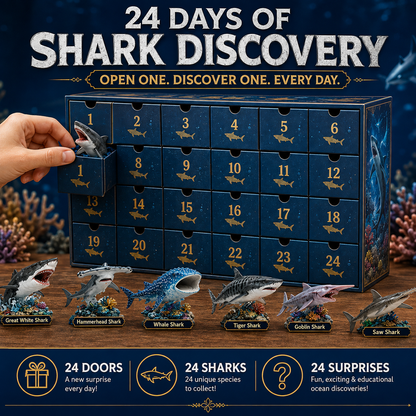 🔥50% Off Today Only-🦈 2026 Shark World Advent Calendar