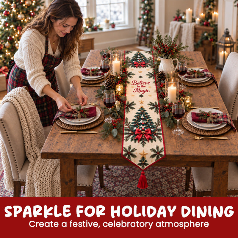 DIY Diamond Painting Christmas Table Runner Kit – 6 Designs