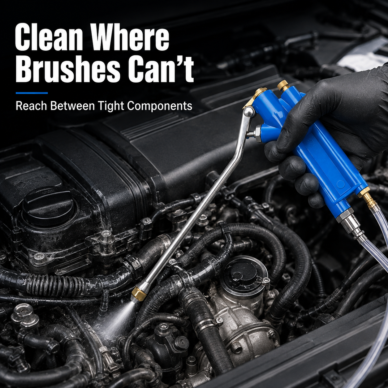 🛠️ Pneumatic Engine Cleaning Gun with Siphon Hose 🚗