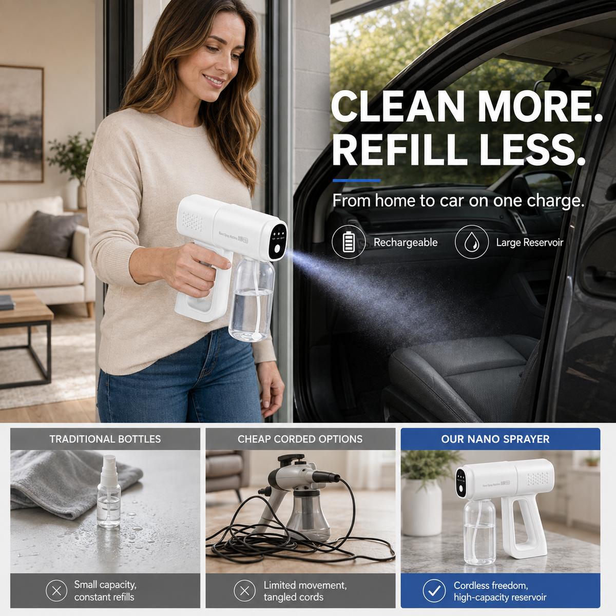 ⚡The Nano Mist Sprayer — Ultra-Fine Blue Light Mist Tool