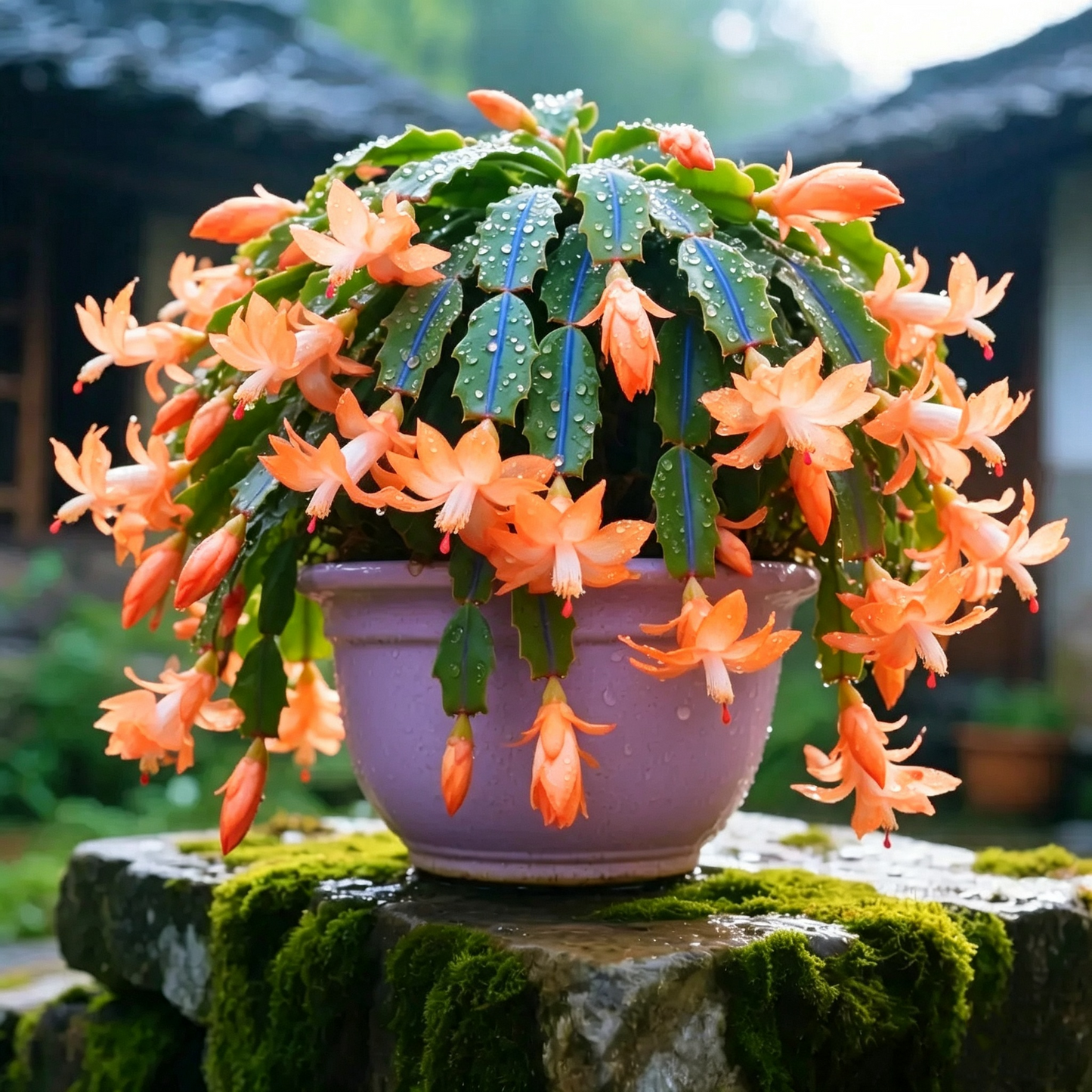 🦀Mix Colors Schlumbergera Bulbs– Easy-Care Blooms in Every Shade, Even in Winter ❄️🌈