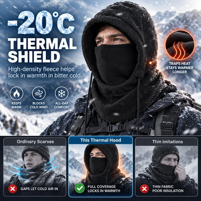 3-in-1 Thermal Winter Balaclava & Windproof Fleece Hood ❄️