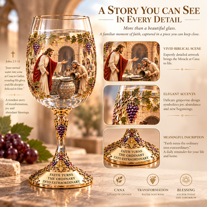 Two Glasses. One Miracle. A Story Worth Keeping.✝️