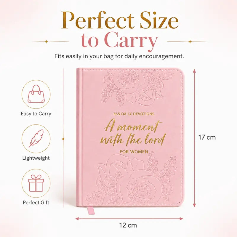 365 Daily Devotional Journal for Women 🤍 | A Moment With God Every Day