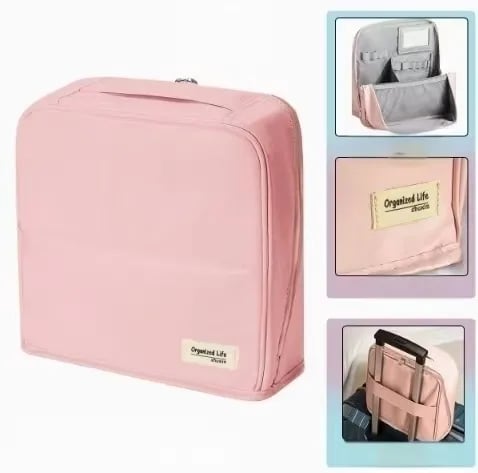 🔥 HOT SALE 🔥Standing Makeup Bag – Portable, Large Capacity